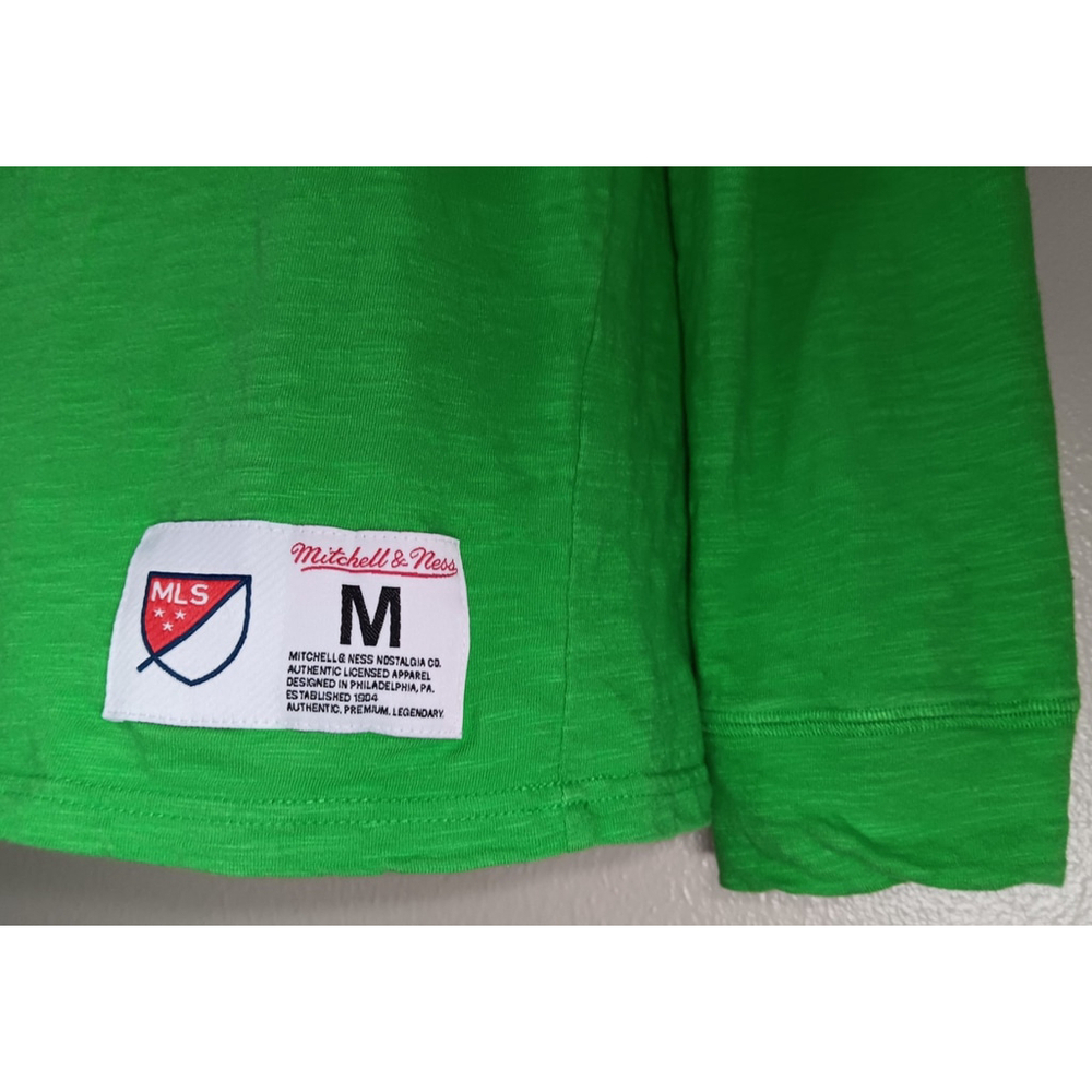 Mitchell & Ness Austin FC Adult Medium T-shirt Soccer Long Sleeve Green Tee EUC - Picture 4 of 9